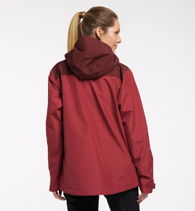 Haglöfs Womens Vide GTX Ski Jacket Red New Zealand 27415XDRZ